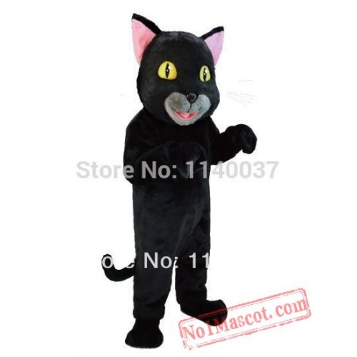 Black Cat Mascot Costume