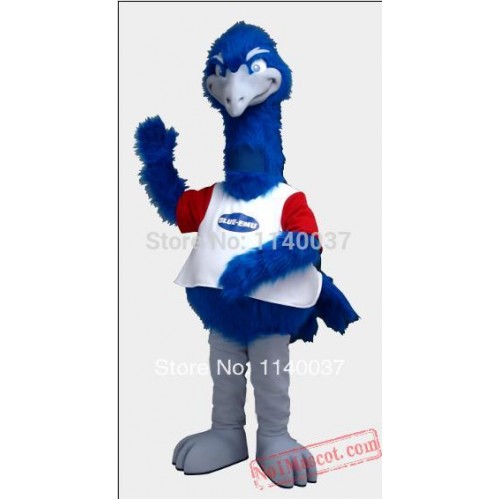 Blue Emu Mascot Costume
