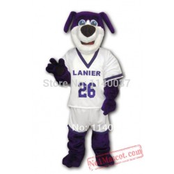 Promotion Custom Purple Dog Mascot Costume