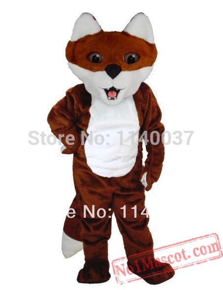 Cartoon Fox Mascot Costume