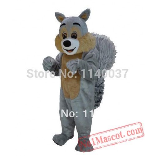 Grey Squirrel Mascot Costume