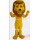 Yellow Lion Mascot Costume