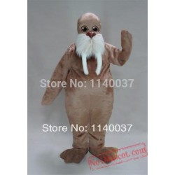 Light Brown Walrus Mascot Costume