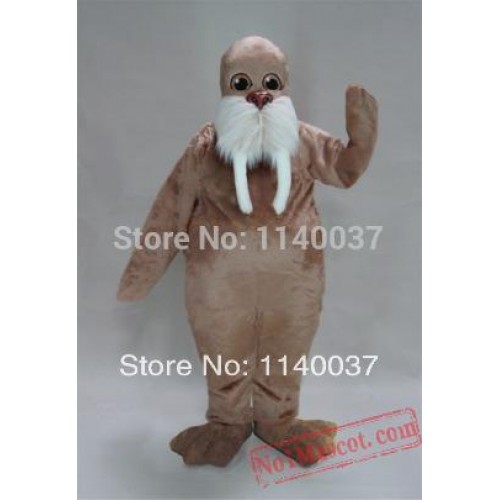 Light Brown Walrus Mascot Costume