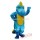 Light Blue Dino Mascot Dinosaur Costume