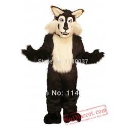 Black Wolf Mascot Costume