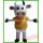 Yellow Coat Milk Cow Mascot Costume