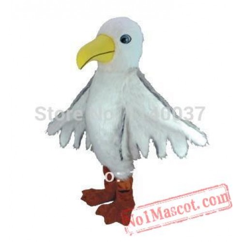 Carnival Costume Fancy Costume Plush Material Seagull Mascot Costume
