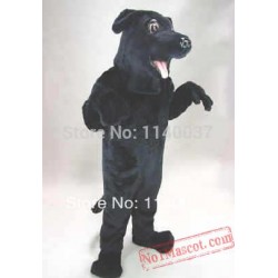 Black Lab Dog Mascot Costume