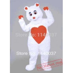 Valentine Bear Mascot Costume