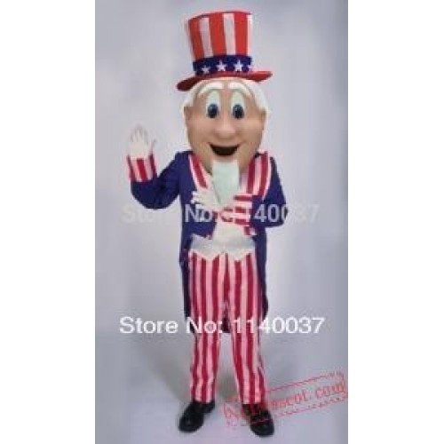 Sam Patriotic Mascot Costume