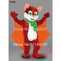 Flying Squirrel Mascot Costume