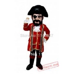 Costume Cosplay Captain Jack Pirate Mascot Costume