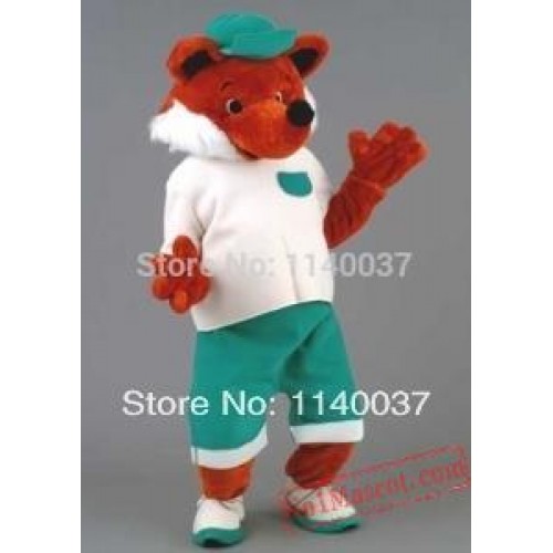 Red Fox Mascot Costume