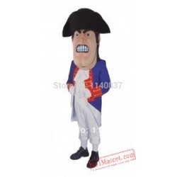 Costume Cosplay Revolutionary Colonial Soldier Mascot Costume