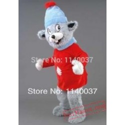 Winter Mouse Mascot Costume