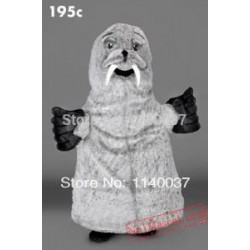 Costume Cosplay Grey Walrus Mascot Costume