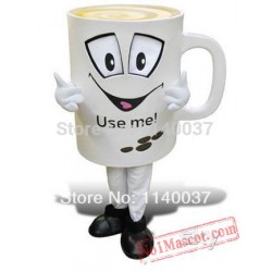 Coffee Cup Mascot Costume