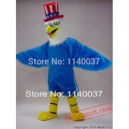 Patriotic Eagle Mascot Costume