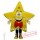 Yellow Star Mascot Costume