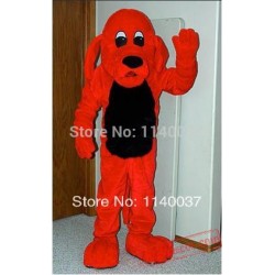 Red Dog Mascot Costume