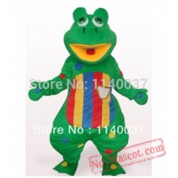 Green Frog Mascot Costume