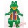 Green Frog Mascot Costume