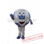 Blue Soccer Football Mascot Costume
