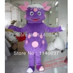 Purple Sheep Animal Mascot Costume