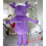 Purple Sheep Animal Mascot Costume