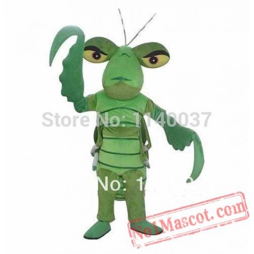 Green Mantis Mascot Costume