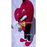 Red Valentines Heart Mascot Costume