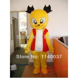Professional Yellow Cat Mascot Costume