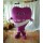 Romantic Valentine&#39;S Day Purple Heart Mascot Costume