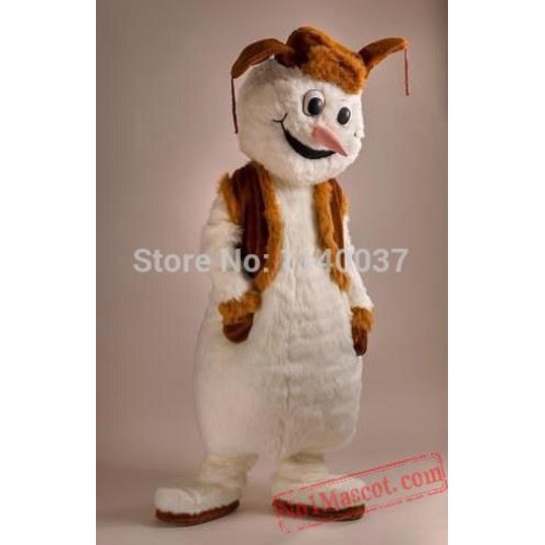 White Snowman Ivan Mascot Costume