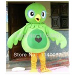 Green Bird Mascot Costume