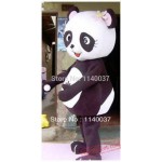 Pink Panda Bear Girl Mascot Costume