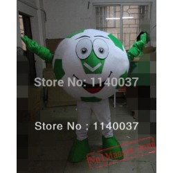 Green Soccer Football Mascot Costume