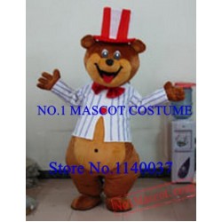 Anime Cosplay Costumes New Happy Teddy Bear Mascot Costume