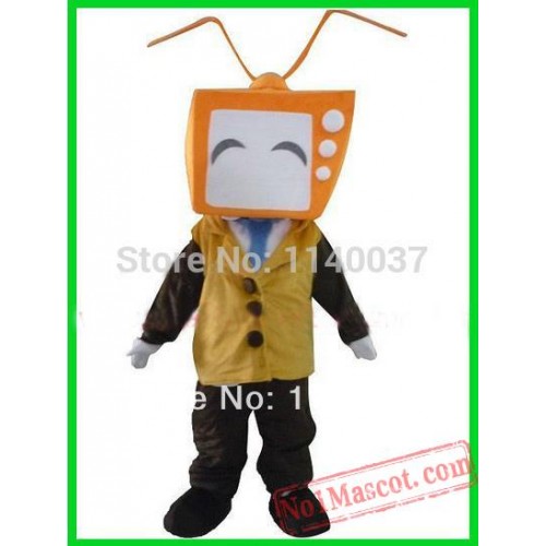 Orange Tv Mascot Costume