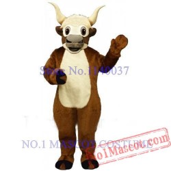 Fur Yak Mascot Ox Bull Costume