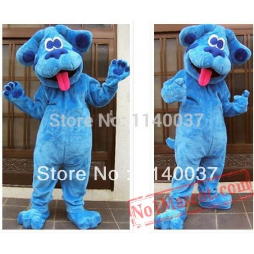 Blue Dog Mascot Costume