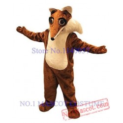 New Red Fox Mascot Costume