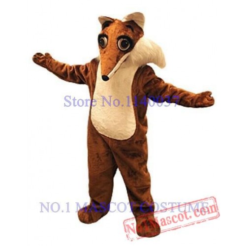 New Red Fox Mascot Costume