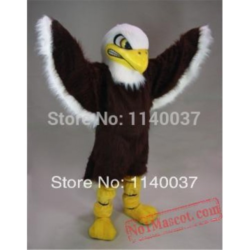 Plush Bald Eagle Mascot Costume