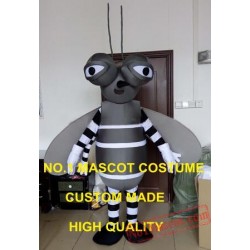 Black Mosquito Mascot Costume