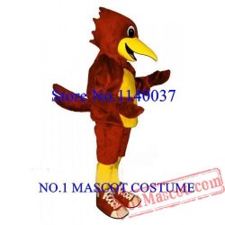 Red Roadrunner Mascot Costume