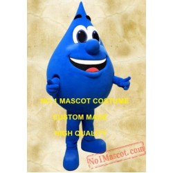 Advertising Spring Water Droplet Mascot Purified Water Drop Costume