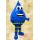 Advertising Spring Water Droplet Mascot Purified Water Drop Costume
