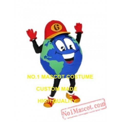 Earth Globe Mascot Costume